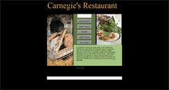 Desktop Screenshot of carnegies-restaurant.com