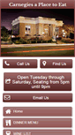 Mobile Screenshot of carnegies-restaurant.com